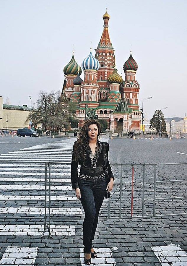 Бейонсе на Красной площади