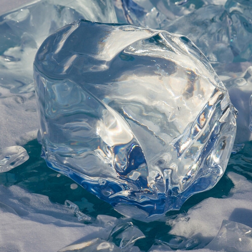 Бирюзовые льды Байкала
