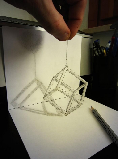 3D-рисунки карандашом