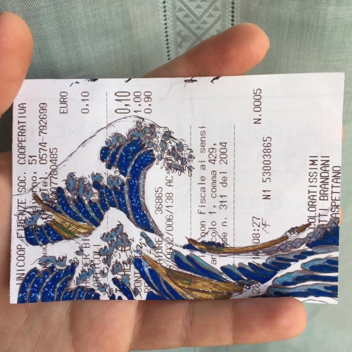 Кацусика Хокусай. "Большая волна в Канагаве"