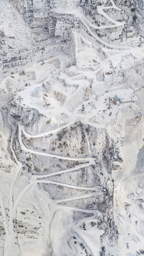 Каррарские мраморные шахты. Фото Бернхарда Ланга