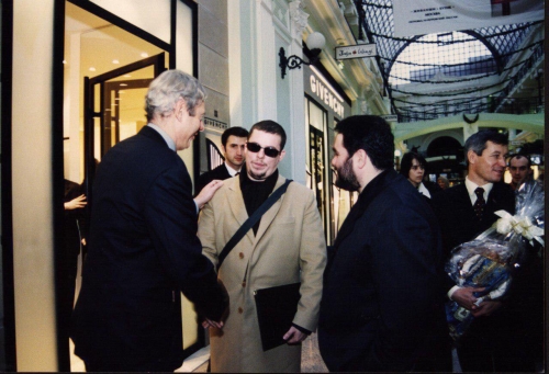 Показ Givenchy в московском метро. 1997 год.